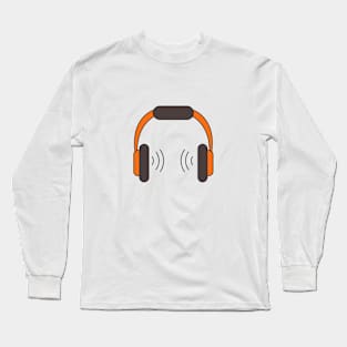 cute headphone Long Sleeve T-Shirt